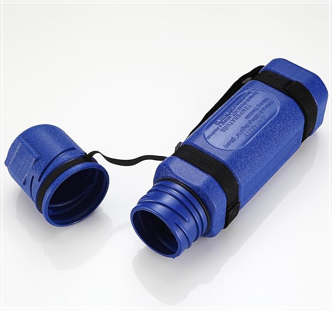 2 Pack, 14" Rod Storage Container Tube - Chanharm Blue Holder Canister for 10LB SMAW Welding Stick Electrode
