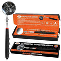 Mens Valentines Day Gifts - Telescoping Inspection Mirror, Round Mirror Tool, Birthday Gifts for Men, Mens Gifts for Dad, Him, Husband, Boyfriend, Handyman