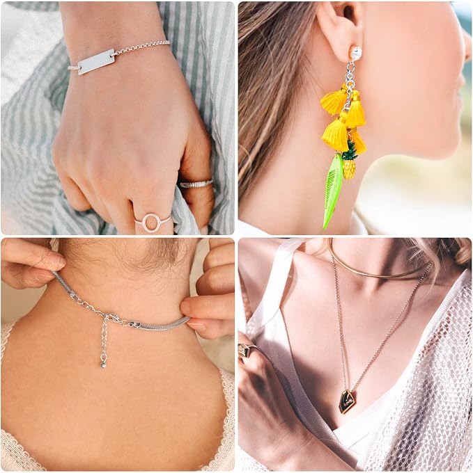 PAXCOO 4600Pcs Silver Jump Rings - Image 6