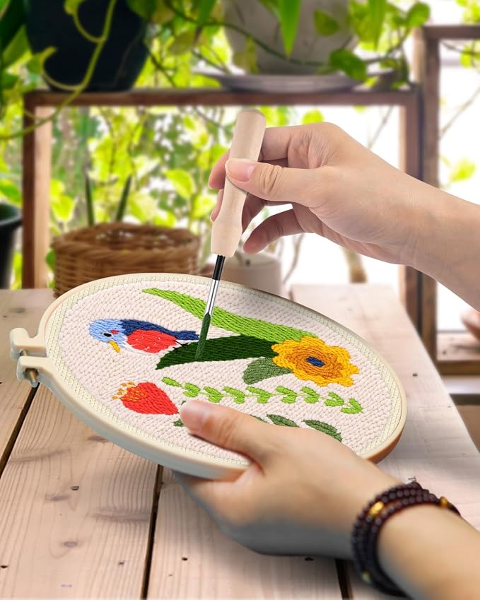 TINDTOP Punch Needle Kits, DIY Punch Embroidery Kits - Image 4