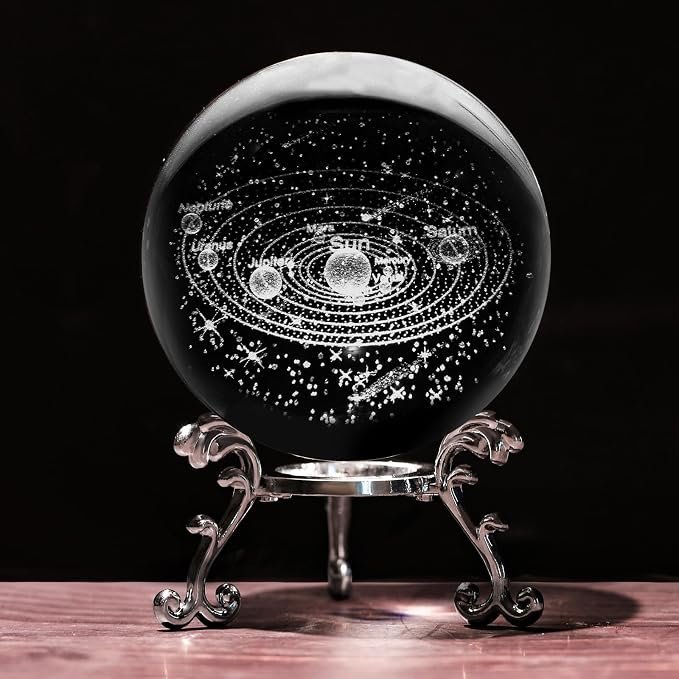 3D Solar System Crystal Ball by Unknown