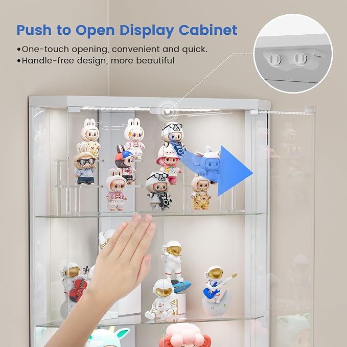 5-Tiers Corner Display Cabinet - Image 7