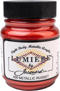 Jacquard Lumiere 2.25oz Fabric Paint Metallic Russet by Jacquard