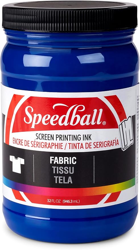 Speedball 045750, Fabric Screen Printing Ink, 32 Fl oz., Process Cyan by SpeedballArt