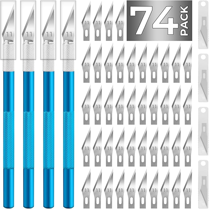 JTIEO Exacto Knife, Hobby Knife, 74 Pack by JTIEO