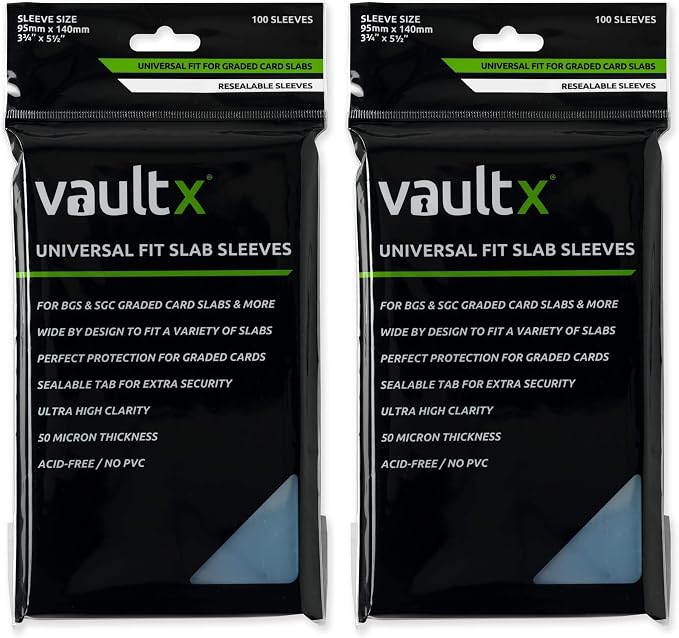 Vault X Graded Trading Card Slab Sleeves, Bags by VaultX