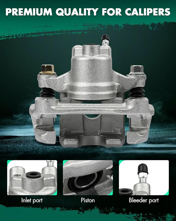 SCITOO 19B2697 Rear Left Disc Brake Caliper Assembly w/Bracket For Toyota For Avalon 2005-2007,For Toyota For Camry 2002-2006,For Toyota For Solara 2004-2008