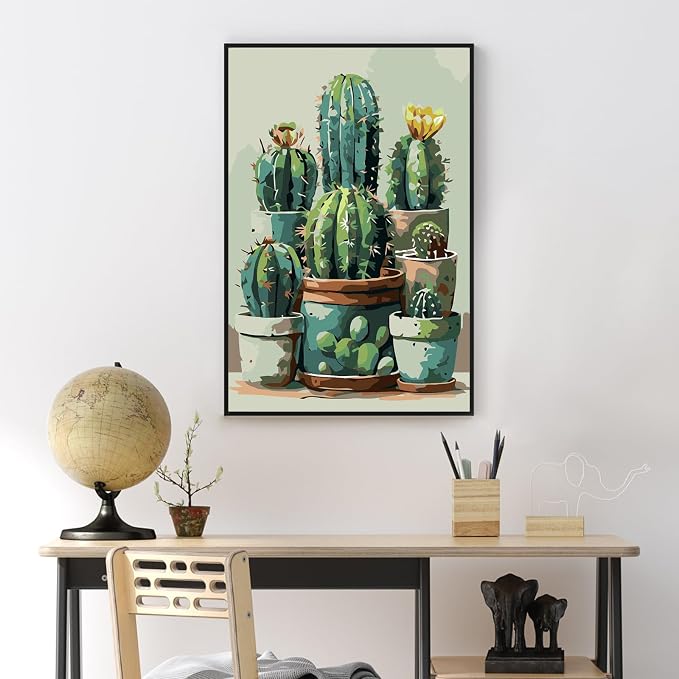 Yezavesu Framed Paint by Numbers Kit - Image 2