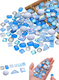 1.1LB Mixed Color Irregular Crystal Mosaic Tiles, Tiny Mini Mosaic Tile DIY by BTMIEY