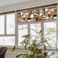 Faux Stained Glass Effect Window Film, Original Double-Sided Hand-Drawn Static by Flortlias