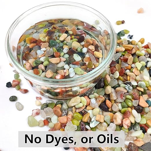 YISZM 10LB Succulent and Cactus Colorful Pebbles, 3/8 Inch Natural Decorative - Image 3