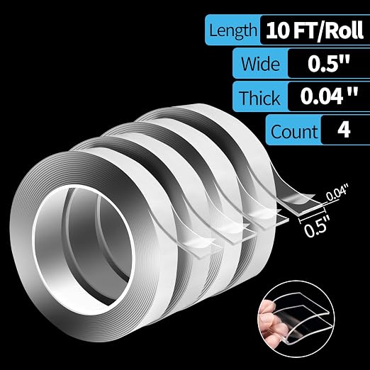 Art3d Double-Sided Tape, Reusable - Image 2