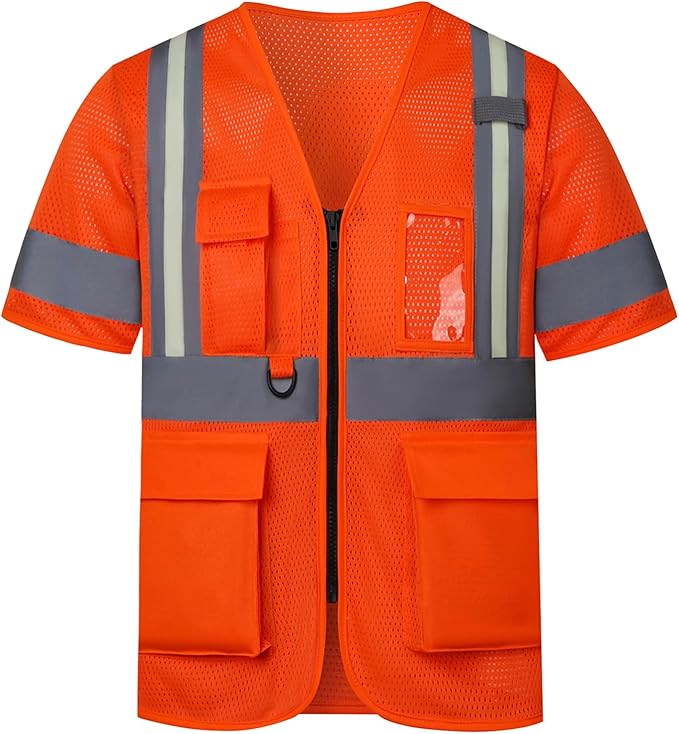 A-SAFETY class 3 safety vests Glow vest