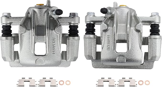 IRONTEK 19B3100+19B3101 Rear Brake Caliper Passenger & Driver Side Caliper Assembly Fit Kia [2006-2001 Optima, 05-10 Sportage], Fit Hyundai [06-08 Sonata, 05-09 Tucson]