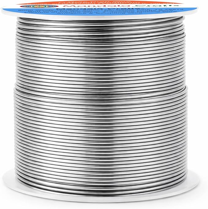 Mandala Crafts 20 Gauge Gray Anodized Aluminum Craft Wire, 100 FT | Colored - Image 2