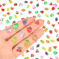 200pcs Mini Fruit Decor Resin Tiny Fruits by Unknown