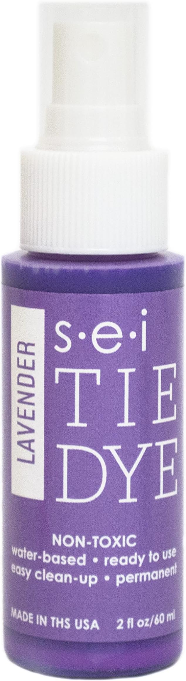S.E.I. Lavender Tie Dye Spray Bottle: 2oz. Non Toxic Fabric Dye Spray, DIY by SEI