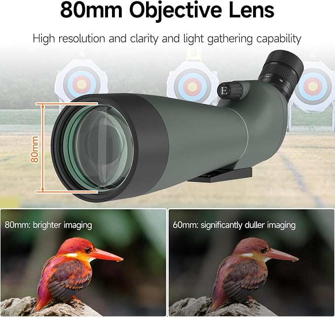 SVBONY SV28 20-60x80 New Version Spotting Scope - Image 3