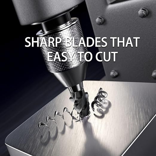 M35 Cobalt Step Drill Bit - 1/4" to 3/4"(9 Sizes)- Unibit Four Spiral Flute - 1/4" Hex Shank - Metal Drilling Bit: High Strength,Durability, Efficient