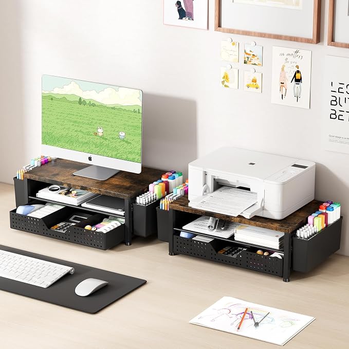 OPNICE Desk Organizers and Accessories, Computer Monitor Stand Riser - Image 6