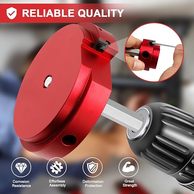PVC Pipe Reamer, PVC Fitting Saver with 4-Inch Head Aluminum, PVC Socket Saver, Plastic PVC Pipe Fitting Reamer Plumbing Tools for SCH40 PVC Pipe, PP, PE, CPVC, ABS Pipe