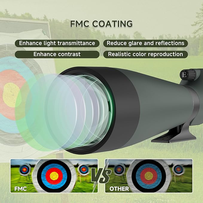 SVBONY SV28 100mm Angled Spotting Scope - Image 4