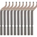10PCS Deburring Blades Set, BK3010 S150 Blades for Small Holes (Diameter <1.5mm), 1.69in High-Speed Steel Rotary Blades for Precision Deburring, Compatible with Universal Deburring Tools