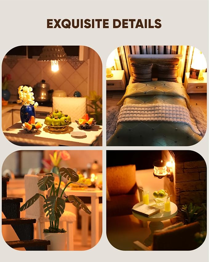 DIY Miniature House Kit, DIY Dollhouse Kit - Image 6