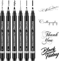 6 Size Calligraphy Brush Pens Set by FHYHEJ