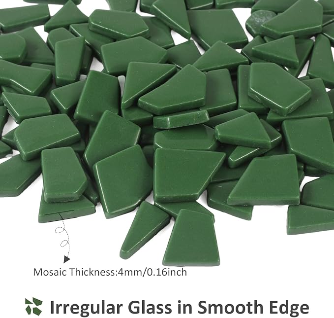 Youway Style Green Glass Mosaic Tiles - Image 4