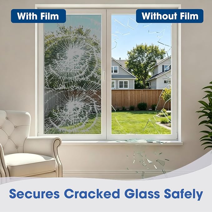 Coavas Window Privacy Film Daytime See Out Not in, 98% UV Blocking Heat Control - Image 7