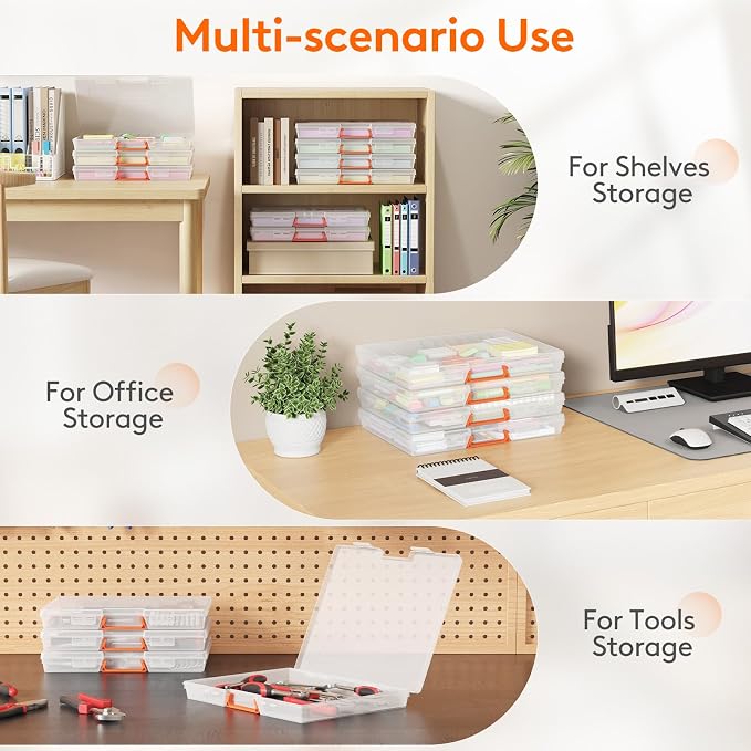 Lifewit 10 Pcs Board Game Storage Boxes, 11.9x8.7'' Paper Container - Image 8