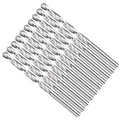 Drill Bit, 4.2mm Cutting Diameter, 4241 HSS 118° Cutting Angle Uncoated Bright Versatile Jobber Bits - (Applications: for Drilling Plastic Wood Soft Metal), 10-Pieces