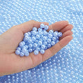DUQGUHO 6mm Blue Beads for Bracelets Pearl Beads for Jewelry Making Bulk Craft by DUQGUHO