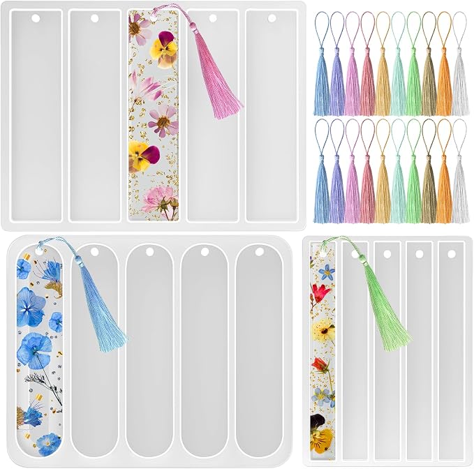 Bookmarks Silicone Mold for DIY Epoxy Resin Casting Crafts Making Supplies | by TLAZZ