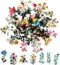 80 Pieces Natural Vintage Flower Stickers by Pengxiaomei
