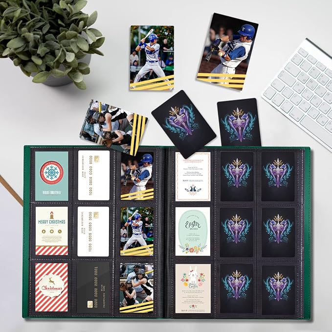 Card Binder, 360 Pockets Upgraded Trading Card Binders, Cards Collection Binder - Image 7