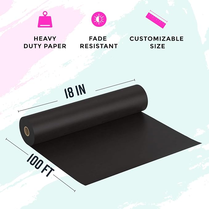 Bryco Goods Black Kraft Paper Roll - Image 3