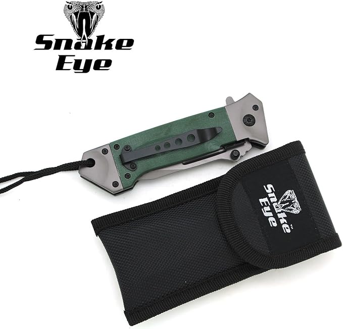 Snake Eye Tactical Heavy Duty Every Day Carry Folding Pocket Knife