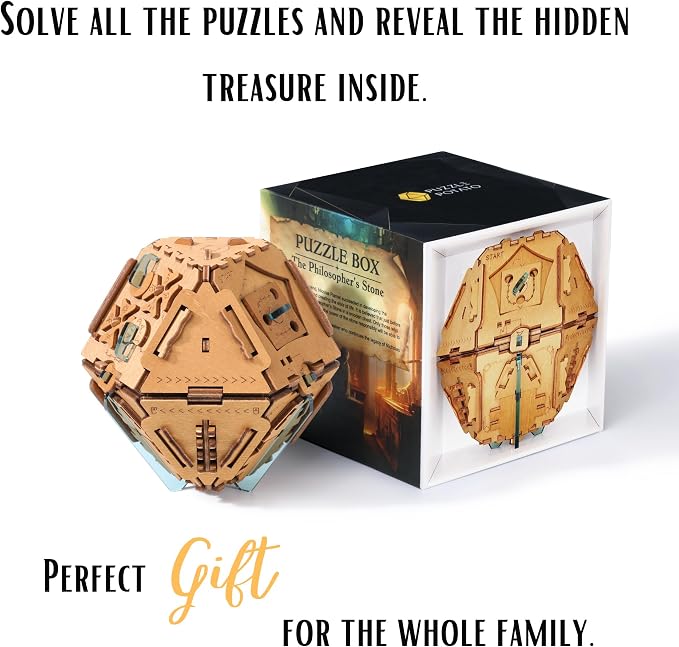 Puzzle Potato Philosopher's Stone Puzzle Box - Image 6