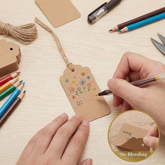 SallyFashion 100pcs Gift Tags - Image 5