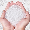 QEQEKAKA Sea Glass Stones for Crafts About 1LB White Glass Pebbles Gemstones by QEQEKAKA