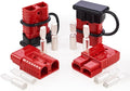 ORION MOTOR TECH Wire Connector 4 Pack, 175A Wire Harness Plug Kit for 2 Gauge Cables, 12V to 36V Battery Quick Connect Disconnect Set for Car Bike ATV Winches Lifts Motors More, Set of 4, Red