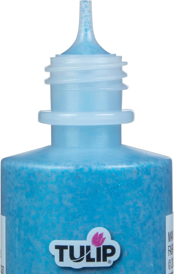TULIP Puff Paint Glitter Blue 4 Fl Oz - Image 4