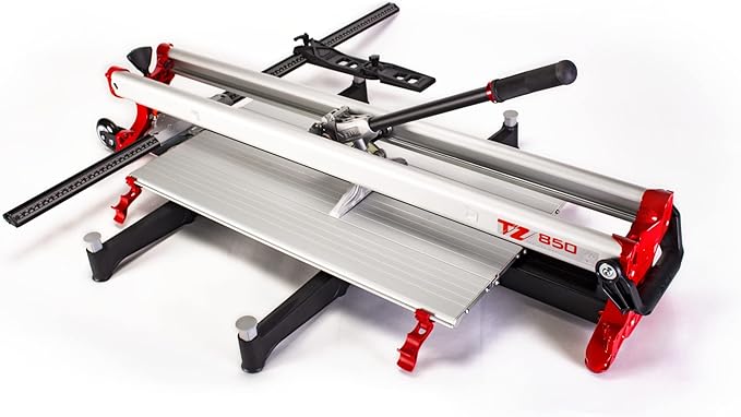 RUBI | Manual Tile Cutter TZ -850 | Professional Ceramic Tile Cutter Ideal For Intensive Cutting up to 33 7/16" | Robust Chassis Guides and Breaking System