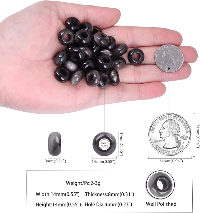 TUMBEELLUWA Natural Gemstone Beads - Image 2