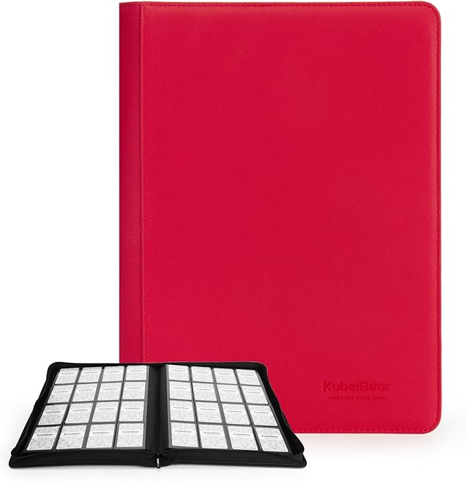 Card Binder – 1024 Capacity, Zippered Trading Card Holder by Unknown