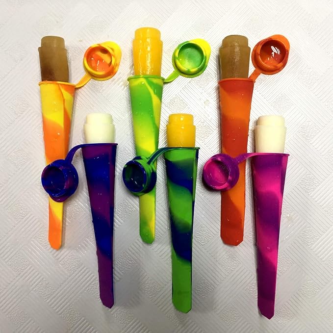 Homemade Popsicle Molds, 6 Pack Drip Free Ice Pop Molds | Easy Release Silicone - Image 5