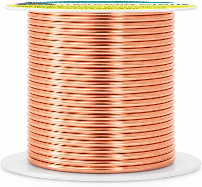 Mandala Crafts 14 Gauge Copper Tone Anodized Aluminum Craft Wire, 60 FT | - Image 2