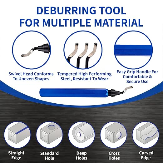 Deburring Tool with 20pcs High Speed Blades, Deburring Tool 3D Printing - Image 4